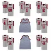 Anpassad college Dennis Smith Jr Jerseys NC State Wolfpack Basketball Torin Dorn Lennard Freeman Jerseys Red David Thompson