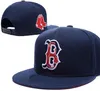Nuovo marchio che progetta Boston Hat B logo Cap Uomo Donna Berretti da baseball Snapback Colori solidi Cotton Bone European American Fashion hat2528409