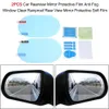 2PCS Auto Rückspiegel Schutz Film Anti Nebel Fenster Klar Regendicht Rückspiegel Schützende Weiche Film Auto Zubehör mit einzelhandel