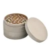 Zinc alloy new frosted tobacco mill diameter 63mm four new type