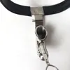 Dispositifs de chasteté en acier inoxydable modèle T mâle réglable ceinture de chasteté incurvée dispositif ceinture cadenas # E07