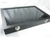 POCKET WATCH COMPARTMENT JEWELRY GLASS DISPLAY CASE BOX 12 compartment
