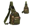 Tactical Chest Packs Camping Axelväska Vandring Trekking Bröstväska Slitstarkt Outdoor Shoulder Pack Tactical Multi Fickets Messenger Bag