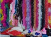 1 couche de laine d'autruche rayure 2 mètres/robe robe de mariée accessoires de décoration de scène