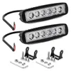 6-дюймовый 18W 1200LM 6000K SPOT LED Light Bar 12V Светодиодные балки для автомобиля 4x4 4WD Offroad SUV ATV Truck Truce Trailer Лампа на мотоцикле