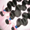 Волшебная волнистая бразильская волна тела 4 пакета городские девочки девственные волосы наращивания волос плетение путаницы свободно