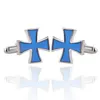 십자가 남자 셔츠 커프스 링크 Christian Cufflinks 뮤지컬 노트 파티 액세서리 Copper Fashion Men Charm Jewelry