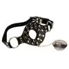 PU Leather Open Mouth Gag Oral Mouth Fetish Slave Bdsm Bondage Harness Adult Sex Accessories for Couples Sex Products