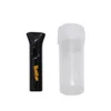 Smoke Glass tips Reusable Filter Tips For Tobacco Dry Herb 35mm Length Cigarette Glass Mouth Tips Round Flat Head