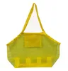 Sand Away Carry Beach Bag Kids Beach Toys Pouch Mesh Stora Barn Förvaringsväskor Fällande Toy Collection Organizer 8 färger DHL Gratis DHW1296