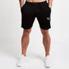 2018 hommes coton shorts mollet-longueur gymnases Fitness musculation décontracté Joggers entraînement marque sport pantalons courts pantalons de survêtement