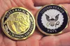 1 pz/lotto Classic souvenir regalo monete placcate oro Unite States Navy Shellback attraversando la linea sfida monete da collezione