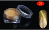Magnete per occhi di gatto 3D laser a 6 colori Glitter per unghie Polvere di camaleonte magico Polvere per unghie Pigmento per manicure Decorazioni per unghie