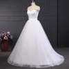 Spaghetti Strap Beach Wedding Dresses 2018 Lorie Vestido Noiva Praia Simple White Tulle Casamento Bridal Gowns Custom Made