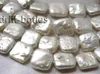 60'' 11mm White Square Freshwater Pearl Necklace