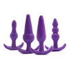 4pcs تعيين Silcione Analy Toys بعقب المقابس الشرج الشرج الشرجي ألعاب البالغين المنتجات للنساء و Men2527