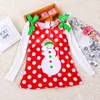 Odzież dziecięca 2018 Dziewczynek Santa Claus Tulle Sukienka Dla Baby Christmas Party Costume Dzieci Girls Princess Bow Dresses Tutu Dress