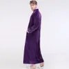 Hommes femmes hiver fermeture éclair Extra longue épaissir grille flanelle chaud Robe de bain grande taille doux thermique peignoir Robe de chambre hommes Robes