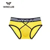 Mens Briefs Sext Line Crossing Cotton Shorts Gay Men Underkläder Andningsbara Push