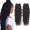 Partihandel Billiga 8a Human Hair Weave Brazilian Water Wave Virgin Hair Extensions Peruvian Human Hair Weft 2st 2PCs Deals gratis frakt