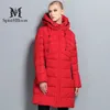 レディースダウンパーカー卸売 -  Spiritmoon 2021冬ファッションロングジャケット女性フード付き厚いパーカーコートプラスサイズ5xl 6xl1