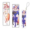 Charm HyperDimension Neptunia Anime Anahtarlık Şekil Noire Cosplay Mini Dakimakura Yastık Kolye Özel Anahtarlık Telefon Kayışı