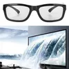 Okrągłe polaryzowane pasywne 3d okulary stereo czarne dla telewizji 3D Real D IMAX CINEMAS