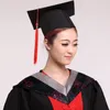 Graduation ceremony Student Uniform Doctor Engineer service dress gown fabric bachelor of clothes hat master service Doctoral Academic Gown