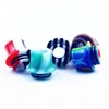 Colorful Rainbow Mushrooms Resin 810 Thread Resin Drip Tip Wide Bore Mouthpiece For TFV8 Big Baby GOON 528 RDA TF12 Prince Tank Atomizer