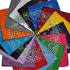 % 100 Pamuk Bandana Fular Kare Kafa Eşarp Kadın Erkek Moda Bisiklet Bandana Motosiklet Kadın bandanas Şapkalar Atkılar Hicap