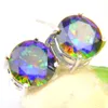 New Arrive 2 Color Fashion Bridal Accessories Colorful Crystal Jewelry Rings & Stud Earrings for lovers' Jewelry Sets Free Shipping Z0001