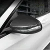 Kolfiber stil bil backspegel ram dekoration täckning trim för mercedes bens e klass w213 2016-18 exteriör modifierad