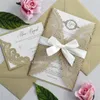 ivory lace invitations