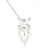 925 Sterling Silver Pick a Pearl Cage Crown Beauty Locket Pendentif Collier Boutique Lady Gift K987