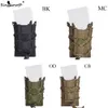 SINAIRSOFT Taktische Doppel Decker Magazintasche 1000D Nylon Mag Pouch Pistole Gewehr Molle Holster Holster Für M4 M16 AK 1911 G17