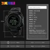 Skmei 1290 Men Compass Military Watch Countdown Multifonction Digital Matchs Sports Timekeeping Imperproof Wristswatches Relogio M9643387