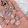 5 Pcs Natural Rainbow Crystal Ball Clear Quartz Sphere Aura Angel Chakra Titanium Reiki Electroplated Orb Minerals Healing Massage Gifts