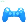 100 pcs top quality soft silicone pele de borracha caso capa para sony ps4 case controller grip