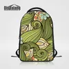 Women's Fashion Traveling Outdoor Hiking Knapsack Abstract Flower Design School Backpack Laptop Bags For High Class Students Children Rugtas