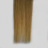 Fita de trama de pele em extensões de cabelo humano T627 Ombre Cor 25g por peça 40 peças de cabelo humano reto Ombre Extensões de cabelo de trama de pele2531543