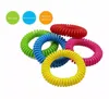 Stora rabatt 2000pcs myggavstötande armband sträckbar elastisk spiral spiral hand armband band telefon ring kedja anti-myggarmband