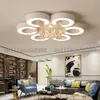 Creativo semplice e moderno C Crystal LED Lighting Calde luci romantiche Lampade a soffitto per camera da letto Sala da pranzo Soggiorno Villas Hotel Reataurant