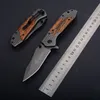 Browning x66 Titanium Flipper Assistance Tactical pliing couteau 5CR15mov Blade Camping Camping Hunting Survival Pocket Edc Utility T1476525