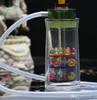 Het nieuwe dual-gebruik dual-use acryl mini-lus filter verwijderbare waterpijp, waterleidingen, glazen bongs, glazen waterpijp, rookpijp