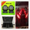 2 pièces avec flightcase Chine mx512 rgbwa lavage uv dmx zoom 6in1 led tête mobile lavage 36x18w led zoom light