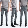 Mode Mäns Straight Denim Jeans Byxor Slim Casual Pant Skinny 2017 Fashion Man Jeans Denim Slim Pencil Jean