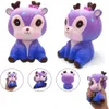 Groothandel Galaxy Cute Kawaii Cartoonoon 12 * 8.5cm herten crème geurige knijp squishy riem grappige gadgets anti stress nieuwigheid antistress speelgoed