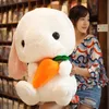 DorimyTrader Kawaii Soft Cartoon Bunny Pluche Speelgoed Mooie Grote Gevulde Animal Konijn Doll Kussen Voor Kinderen Gift Meisje Prsent Dy60048