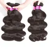 Grau 10A Brazilian Virgin Body Wave Human Hair 3/4 Pacotes Não Transformados Brasileiro Cabelo Humano Humano Weave Ofertas de extensões de cabelo