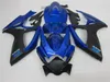 Injection molding blue black ALSTARE corona fairing kit for SUZUKI 2006 2007 GSXR 600 750 K6 GSXR600 GSXR750 06 07 bodywork LO85